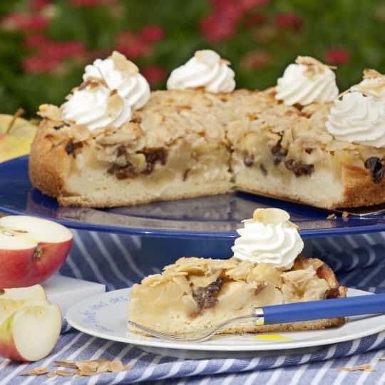 Apfelkuchen mit Mandelkruste